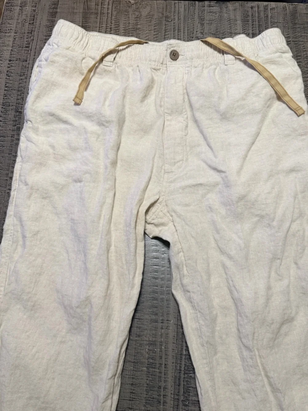 Caribbean Light Beige Men's Casual Sweatpants
